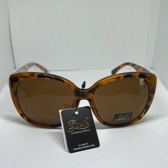 Giselle Butterfly Tortoise Oversized Women’s Sunglasses - Picture 3 of 3